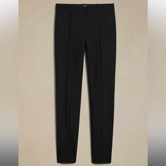 BANANA REPUBLIC Skinny Stretch Ponte Pant, Black, Size Small - Picture 5 of 9